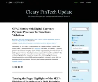 Clearyfintechupdate.com(The Cleary FinTech Update) Screenshot