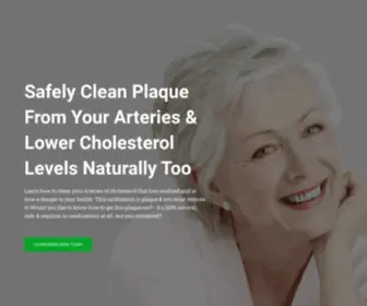 Clearyourarteries.net(Clean Plaque From Arteries Naturally) Screenshot