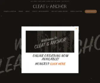 Cleatandanchor.com(The Cleat & Anchor) Screenshot