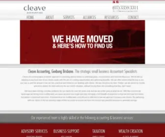 Cleave.com.au(Cleave Accounting) Screenshot