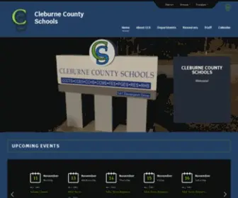 Cleburneschools.net(Cleburne County School System) Screenshot