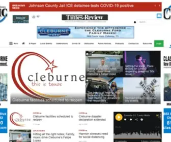 Cleburnetimesreview.com(Johnson County's only daily newspaper) Screenshot