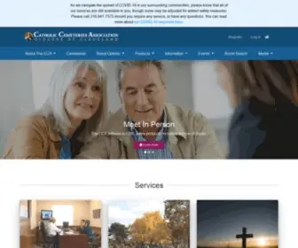 Clecem.org(Catholic Cemeteries Association) Screenshot