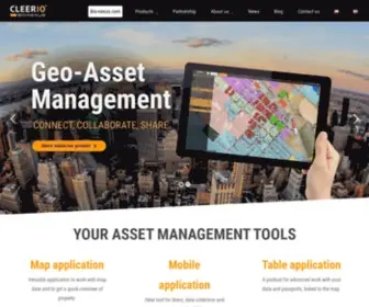Cleerio.com(Cleerio, simplified geo-asset management solution) Screenshot