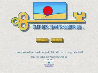 Clef-DES-Champs.ca(Clef des Champs Serrurier Inc) Screenshot