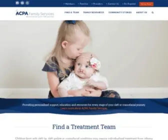 Cleftline.org(ACPA Family Services) Screenshot