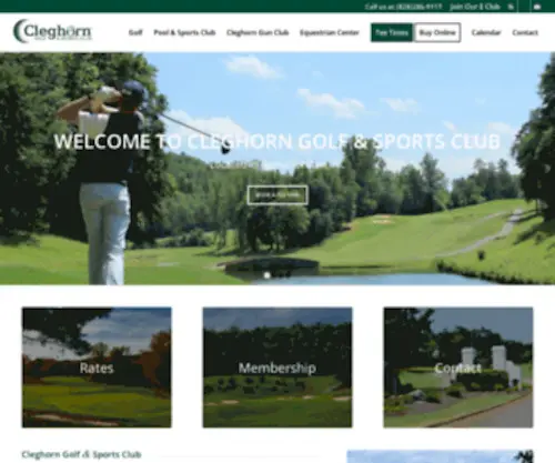 Cleghorngolf.com(Cleghorngolf) Screenshot