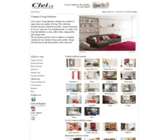 Clei.co.uk(Wall bed) Screenshot