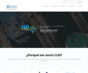 Clei.org(Centro Latinoamericano de Estudios en Informática) Screenshot