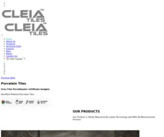 Cleiatiles.com(Cleia Tiles) Screenshot