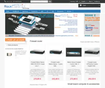 Clemanis.com(Rack Matrix distribution store) Screenshot