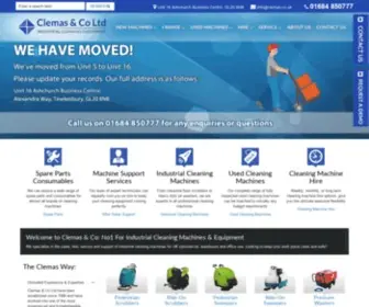 Clemas.co.uk(Industrial Cleaning Machines & Professional Cleaning Equipment) Screenshot