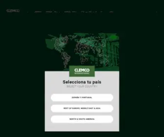 Clemco.es(Líder mundial en tratamiento de superficies a través de nuestras tres líneas de negocio) Screenshot