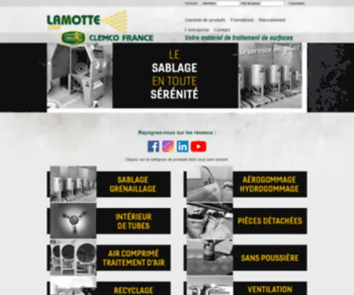 Clemco.fr(LAMOTTE GMP) Screenshot