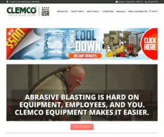 Clemcoindustries.com(Abrasive Blast Equipment) Screenshot