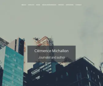 Clemencemichallon.com(Clémence Michallon) Screenshot