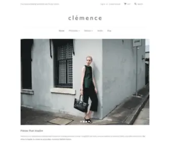 Clemencethelabel.com(Clémence) Screenshot