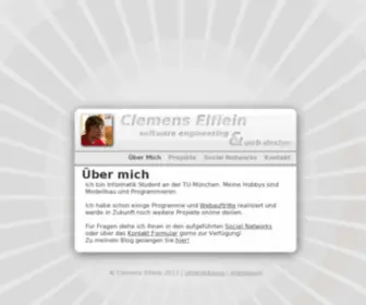 Clemens-Elflein.de(Clemens Elflein) Screenshot