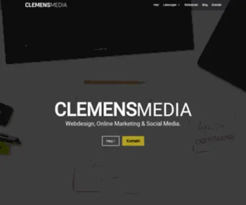 Clemens.media(Webdesign, Online-Marketing & Social Media im Saarland) Screenshot