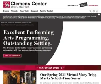Clemenscenter.org(Clemens Center) Screenshot