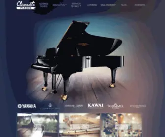 Clementepianos.com(Clemente Pianos) Screenshot