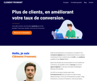 Clementfromont.com(Clément Fromont) Screenshot