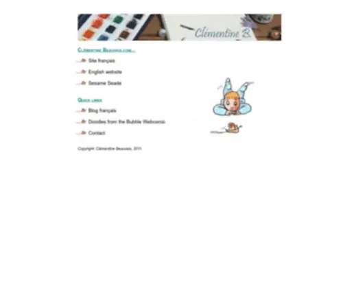 Clementinebeauvais.com(Clémentine) Screenshot