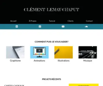 Clementlemaychaput.com(Clément Lemay) Screenshot