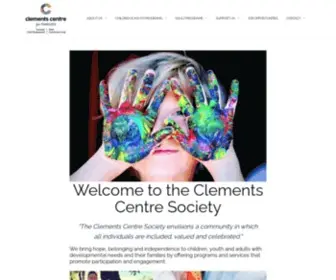 Clementscentre.org(Clements Centre Society) Screenshot