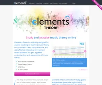 Clementstheory.com(Music Theory) Screenshot