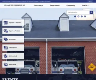 Clemmons.org(Clemmons, NC) Screenshot