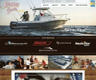 Clemonsboats.com Screenshot