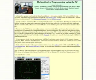 Clemsoft.com(Motion Control Programming using the PC for Automation and CNC) Screenshot