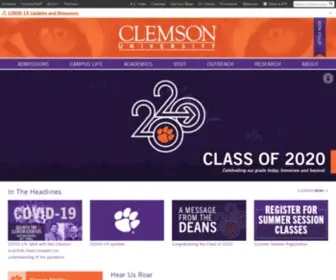 Clemson.edu(Clemson University) Screenshot