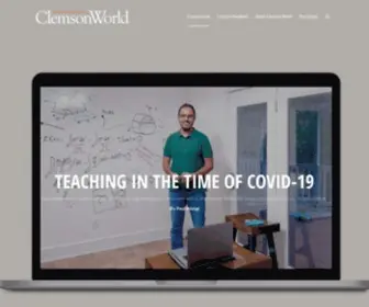 Clemson.world(Clemson University) Screenshot