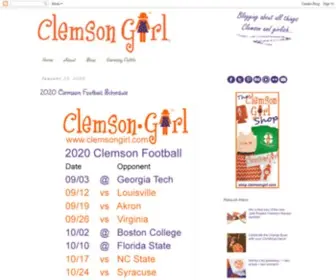 Clemsongirl.com(Clemson Girl) Screenshot