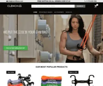 Clenchfitness.com(Buy Resistance Bands & Accessories) Screenshot