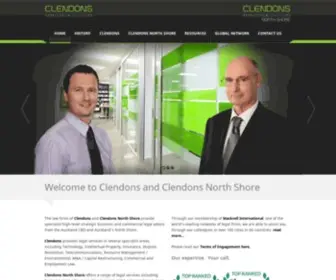 Clendons.co.nz(Clendons Law firm) Screenshot