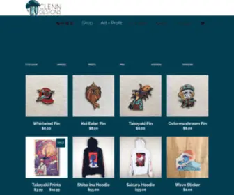 Clenndesigns.com(Clenn Designs) Screenshot