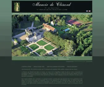 Clenord.com(Manoir de Clenord) Screenshot