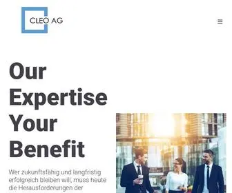 Cleoag.ch(CLEO AG) Screenshot