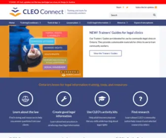 Cleoconnect.ca(CLEO Connect) Screenshot
