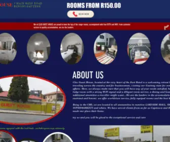 Cleoguesthouses.co.za(Lodge) Screenshot