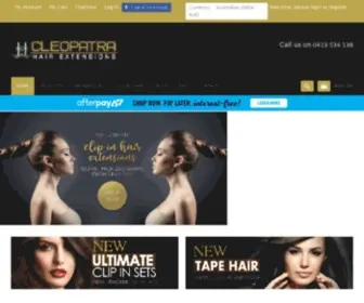 Cleopatrahairextensions.com.au(Hair Extensions) Screenshot