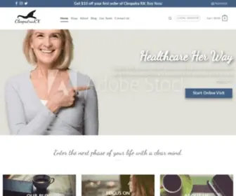Cleopatrarx.com(Cleopatra RX) Screenshot