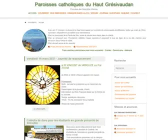Cleophas.org(Paroisses catholiques du Haut Grésivaudan) Screenshot