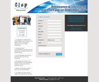 Clep-Referencement.com(Référencement) Screenshot