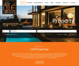 Cleproperties.co.za(Clé Properties) Screenshot