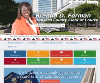 Clerk-17TH-Flcourts.org(Broward County Clerk of Courts) Screenshot