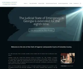 Clerkofcourtcolumbia.com(Columbia County Clerk of Courts) Screenshot